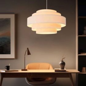 Đèn vải trang trí 5 tầng trang trí phòng ngủ, phòng làm việc