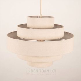 Đèn vải trang trí 5 tầng trang trí phòng ngủ, phòng làm việc