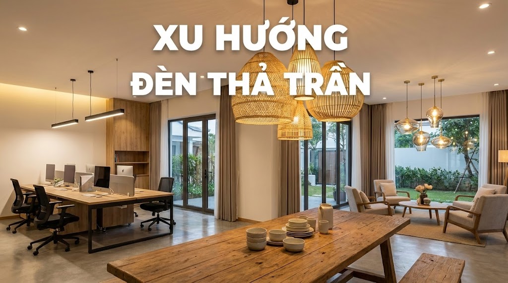 Xu hướng đèn thả trần