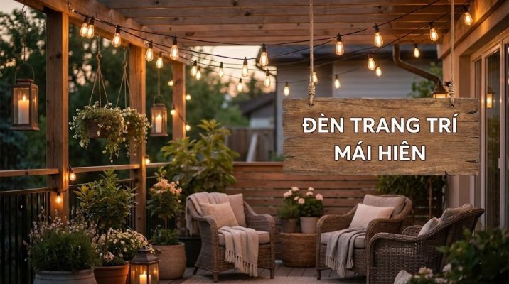 Đèn trang trí mái hiên