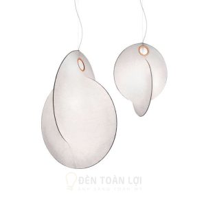 Đèn thả vải nghệ thuật hình tổ chim trang trí cầu thang thông tầng