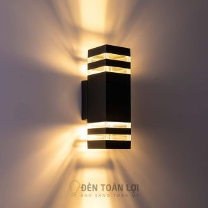 Đèn vách ngoài trời hiện đại hình hộp chữ nhật