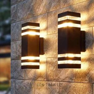 Đèn vách ngoài trời hiện đại hình hộp chữ nhật