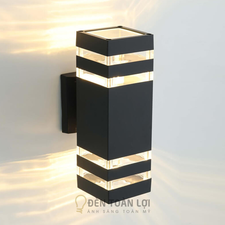 Đèn vách ngoài trời hiện đại hình hộp chữ nhật