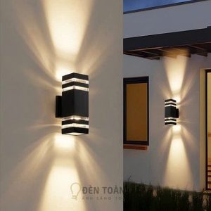 Đèn vách ngoài trời hiện đại hình hộp chữ nhật