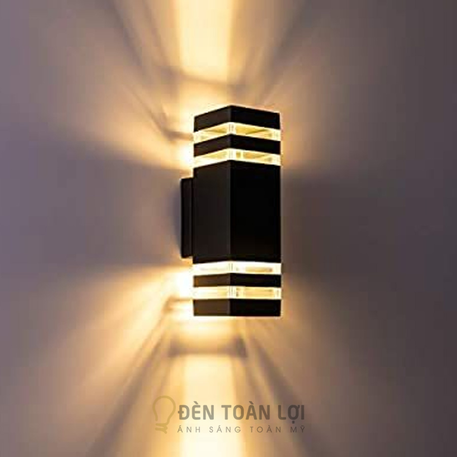 Đèn vách ngoài trời hiện đại hình hộp chữ nhật
