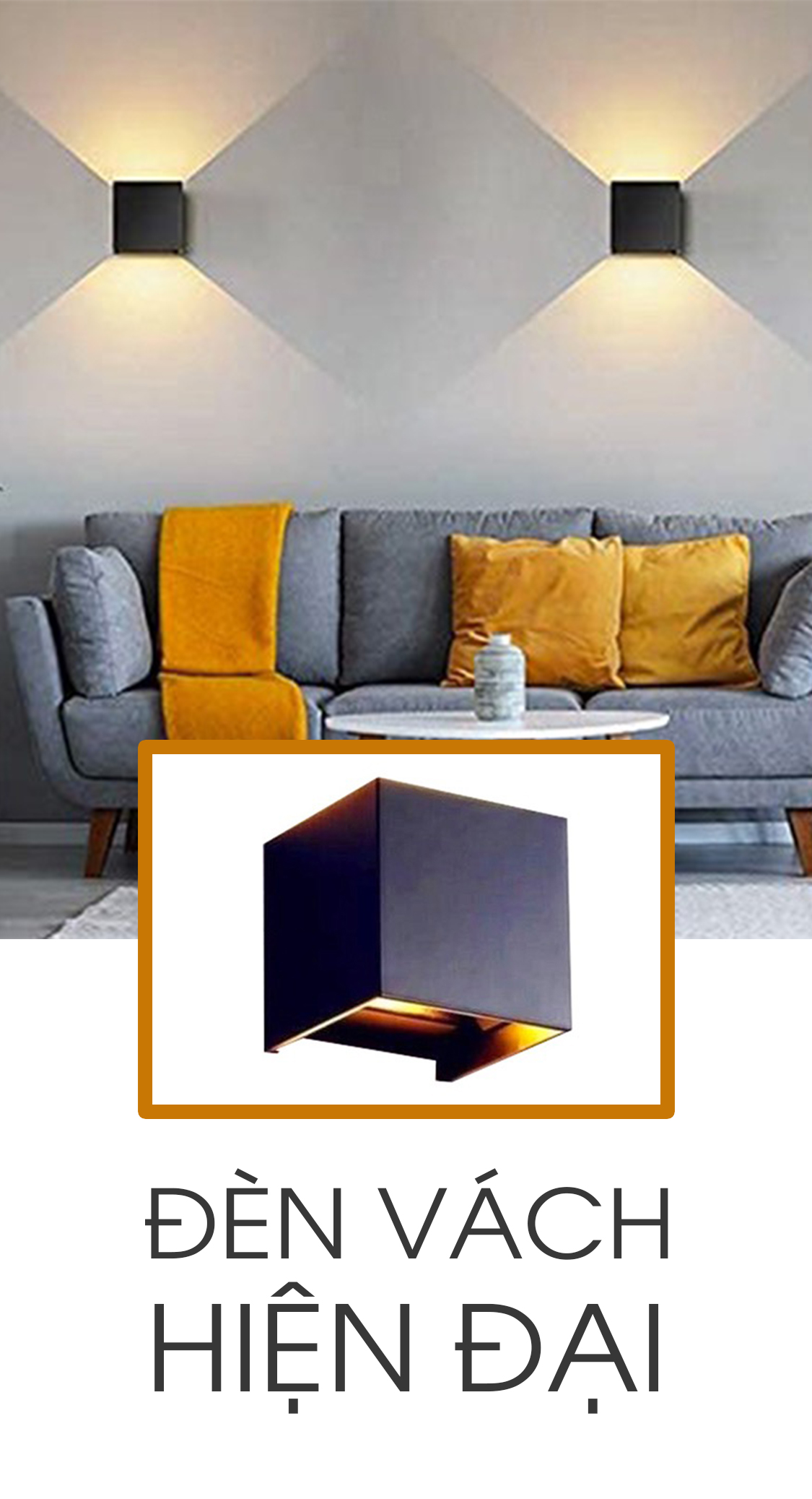 Đèn vách hiện đại banner