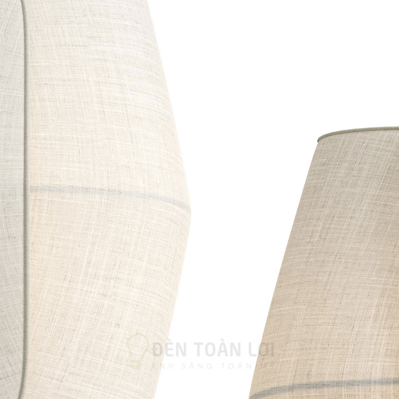 Đèn vải kén gấp nghệ thuật thả trần trang trí bàn ăn, phòng ngủ