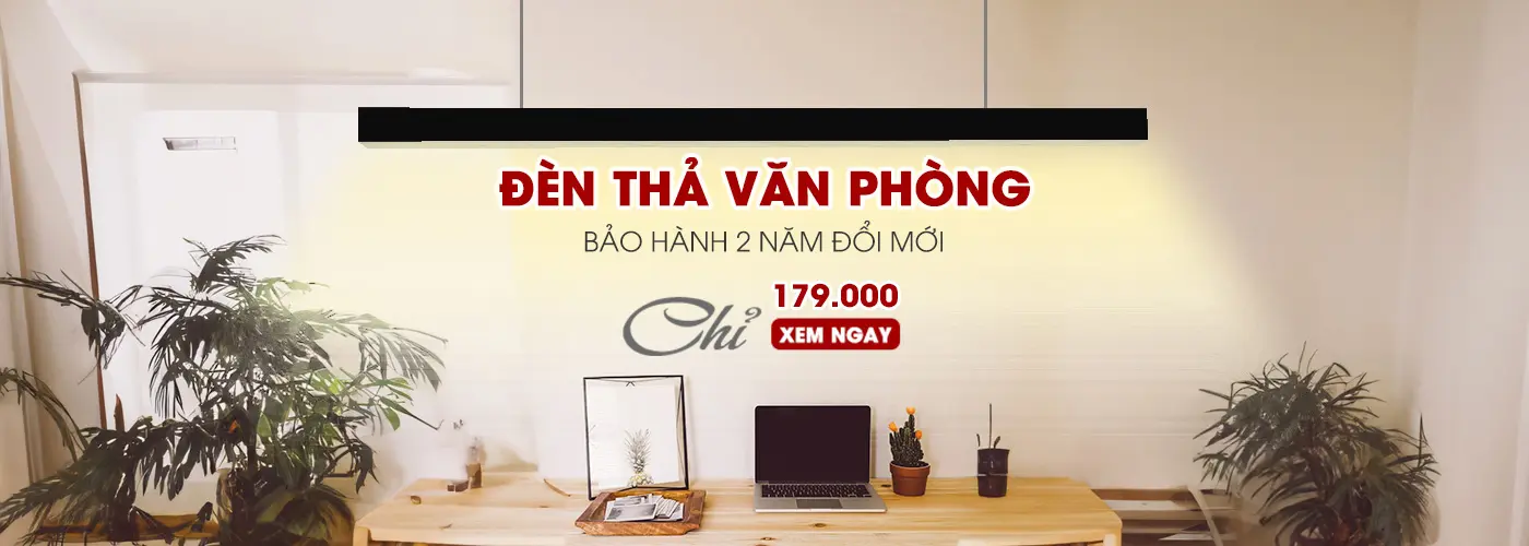 Banner den tha van phong trang tri