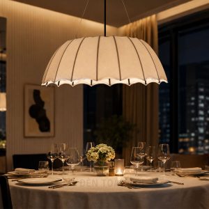 Đèn thả vải trang trí bàn ăn nhà hàng, sảnh tiệc, showroom