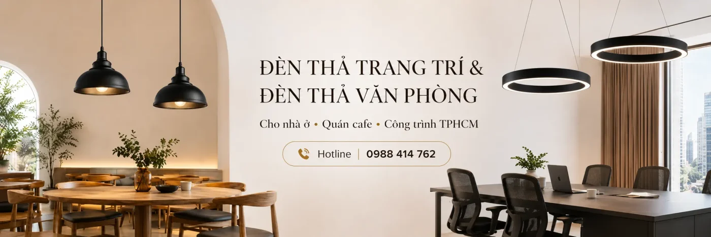 Đèn thả trang trí đèn thả văn phòng giá tốt TPHCM