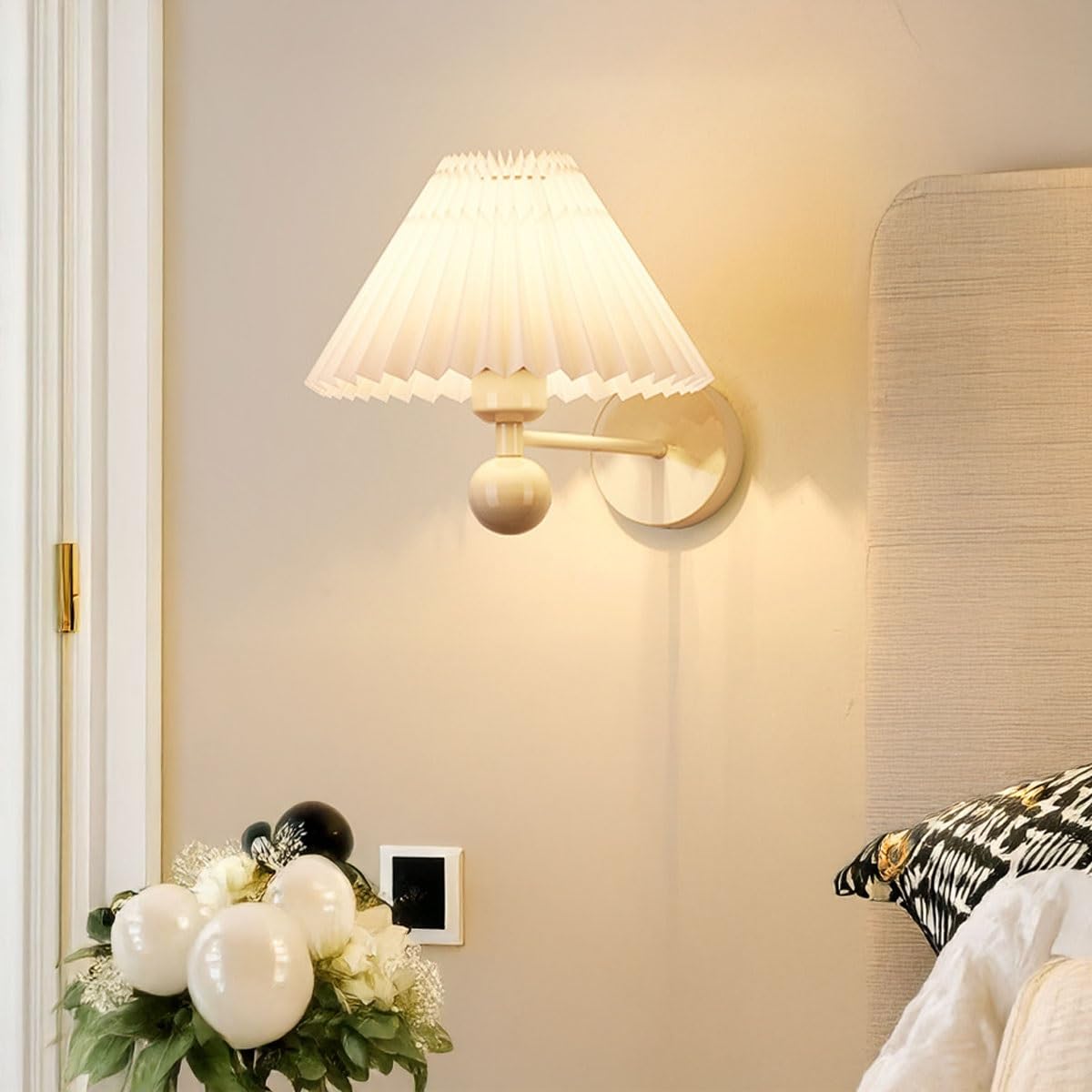 Đèn vải gắn tường để đọc sách đẹp Đèn vải gắn tường để đọc sách đẹp